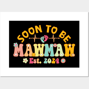 Soon To Be Mawmaw 2024 Mother's Day For New Mawmaw Posters and Art